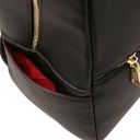 Prisma Rucksack aus Weichem Leder Schwarz TL142483