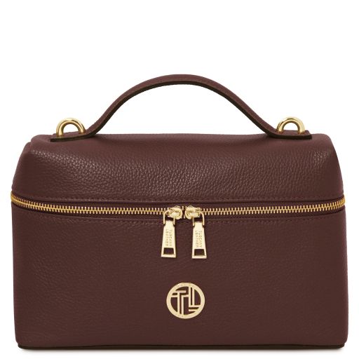 Scrigno Soft Leather Duffle bag Coffee TL142484