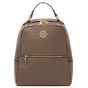 Prisma Soft Leather Backpack Dark Taupe TL142483
