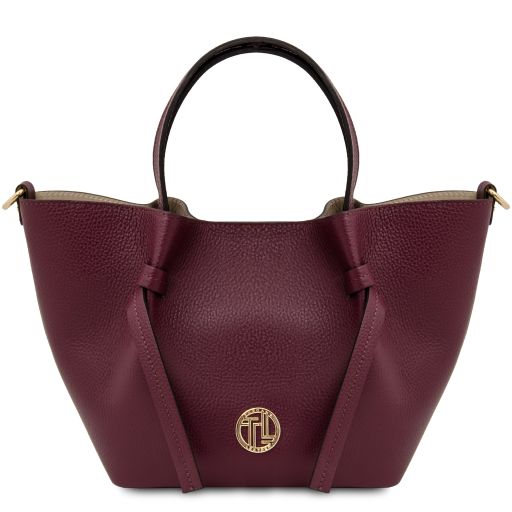 Legame Leather Handbag - Small Size Bordeaux TL142482