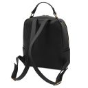 Prisma Rucksack aus Weichem Leder Schwarz TL142483