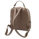 Prisma Soft Leather Backpack Dark Taupe TL142483