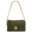 Chantilly Mini Bowlingtasche aus Leder Tannengrün TL142493