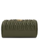 Chantilly Mini Bowlingtasche aus Leder Tannengrün TL142493