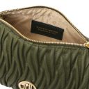 Chantilly Mini Bowlingtasche aus Leder Tannengrün TL142493