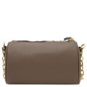 Chantilly Mini Bowling Leather bag Темный серо-коричневый TL142493