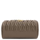 Chantilly Mini Bowling Leather bag Темный серо-коричневый TL142493