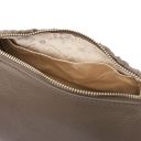 Chantilly Mini Bowling Leather bag Темный серо-коричневый TL142493