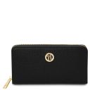 Financier Exclusive zip Around Leather Wallet Черный TL142494