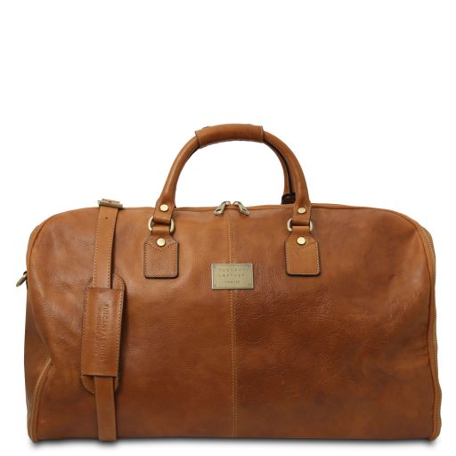 Antigua Travel Leather Duffle/Garment bag Natural TL141538