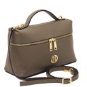 Scrigno Soft Leather Duffle bag Темный серо-коричневый TL142484