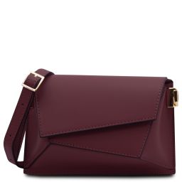 TL Bag Schultertasche aus Leder Bordeaux TL142253