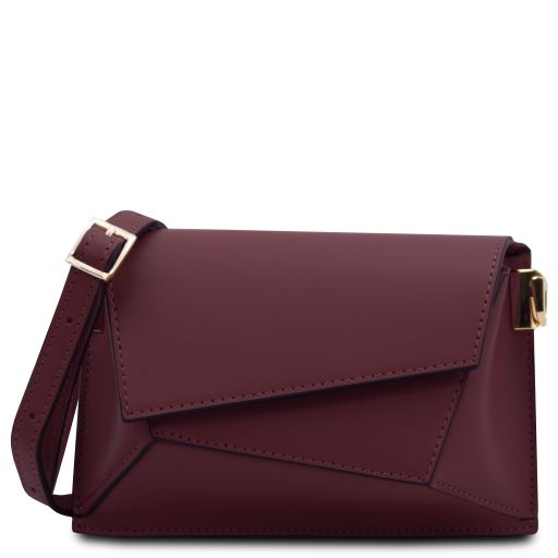 TL Bag Leather Shoulder bag Bordeaux TL142253