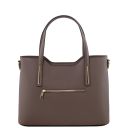 Olimpia Bolso Shopping en Piel Marrón topo oscuro TL141412