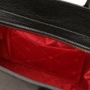 Origami Handtasche aus Leder Schwarz TL142507