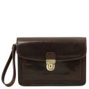 Max Sacoche en Cuir Marron foncé TL8075