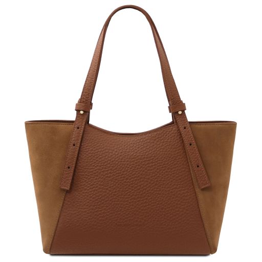 Libra Leather Shoulder bag Коньяк TL142508