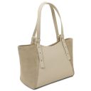 Libra Leather Shoulder bag Бежевый TL142508