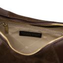 Goccia Leather Hobo bag Coffee TL142515