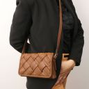 Tarte Sac Bandoulière en Cuir Cognac TL142518