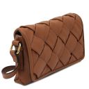 Tarte Sac Bandoulière en Cuir Cognac TL142518