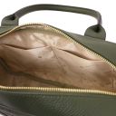 Stephany Bolso en Piel Verde Oscuro TL142511