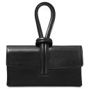 TL Bag Sac à Main en Cuir Metallic Noir TL141993