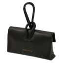 TL Bag Sac à Main en Cuir Metallic Noir TL141993