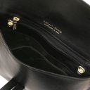 TL Bag Sac à Main en Cuir Metallic Noir TL141993
