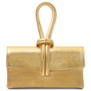 TL Bag Pochette in Pelle Metallic Oro TL141993