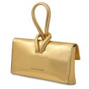 TL Bag Pochette in Pelle Metallic Oro TL141993