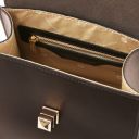 TL Bag Leather Handbag Dark Brown TL142203