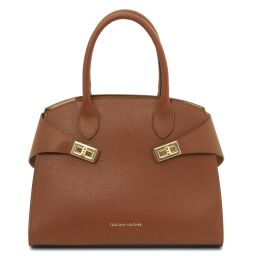 Coccola Borsa a Mano in Pelle Cognac TL142421