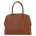 Coccola Leather Handbag Cognac TL142421