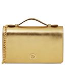 Opera Metallic Leather With Chain Strap Gold TL142519