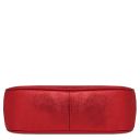 Parfait Metallic Leather Clutch Red TL142543