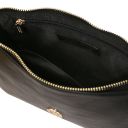 Parfait Sac à Main en Cuir Metallic Noir TL142543