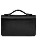 Opera Bolso Noche en Piel Metallic et Bandolera de Cadena Negro TL142519