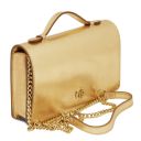 Opera Metallic Leather With Chain Strap Gold TL142519