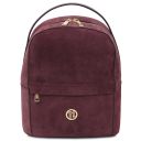 Volta Sac à dos en Cuir Daim Bordeaux TL142517
