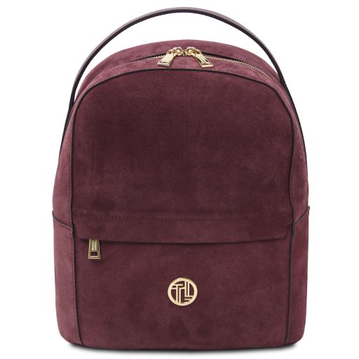 Volta Sac à dos en Cuir Daim Bordeaux TL142517