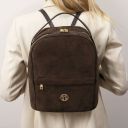 Volta Sac à dos en Cuir Daim Bordeaux TL142517