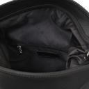 London Soft Leather Backpack Black TL142502