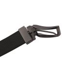 Ceinture élégante Réversible 35mm en Cuir Lisse Noir TL142542