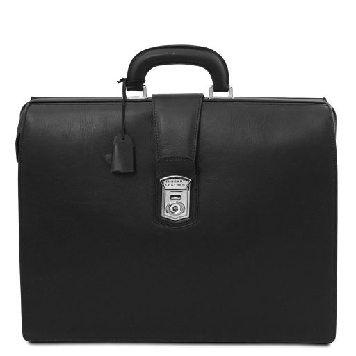 Canova Mallette Medicale en Cuir avc 3 Compartiments Noir TL141186