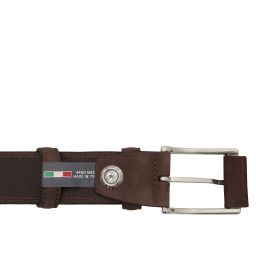 Elegant Nubuck Leather Belt 35mm Темно-коричневый TL142533