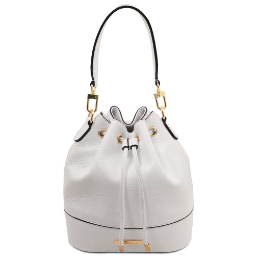 TL Bag Sac Seau Pour Femme en Cuir Blanc TL142327