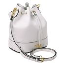 TL Bag Sac Seau Pour Femme en Cuir Blanc TL142327