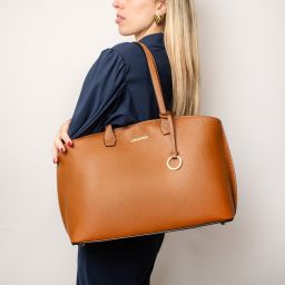 TL Bag Borsa Shopping in Pelle Nero TL141828