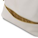 TL Bag Sac à dos en Cuir Souple Blanc TL142280